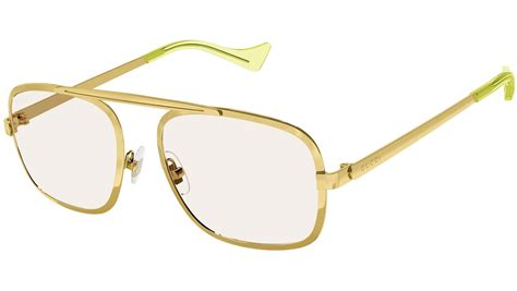 gucci - gg1250s - shiny yellow gold - metal|Gucci GG1250S 001 Gold Yellow .